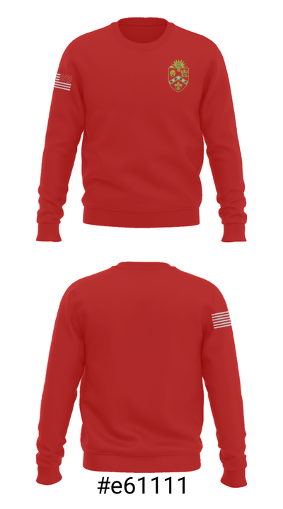 HHB 3rd Battalion, 3rd Field Artillery 61548411 Crew Neck Sweatshirt - 7
