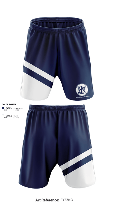 Kent Island Baseball 20036051 Athletic Shorts With Pockets - 1