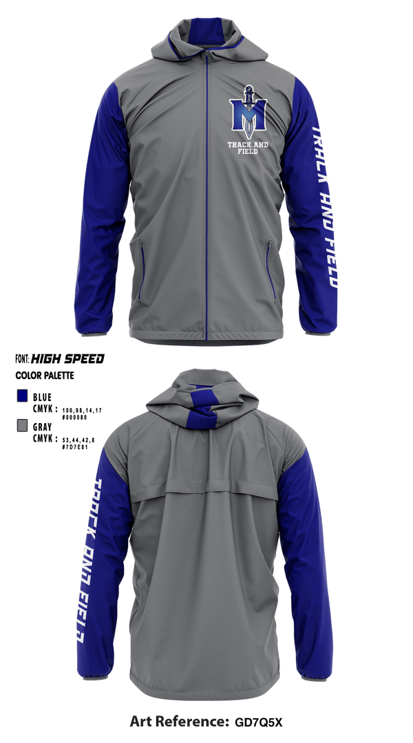 Windbreaker, iMater Knights, Track & Field, Teamtime, Team time, sublimation, custom sports apparel, team uniforms, spirit wear, spiritwear, sports uniforms, custom shirts, team store, custom team store, fundraiser sports, apparel fundraiser