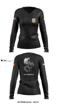 OSI Romania 97276930 Women's Long Sleeve V-neck Shirt - 1