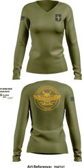 1MRB 68890519 Women's Long Sleeve V-neck Shirt - 14