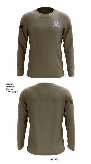 Long Sleeve Performance Shirt, Full FoarceHHD, 205th MI BN, Spirit Store, Teamtime, Team time, sublimation, custom sports apparel, team uniforms, spirit wear, spiritwear, sports uniforms, custom shirts, team store, custom team store, fundraiser sports, apparel fundraiser