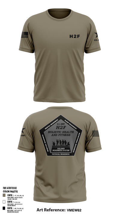 Army H2F 5195175 Short Sleeve Performance Shirt - 51