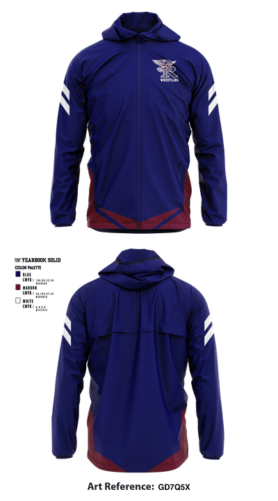 Scripps Ranch High School Wrestling 71222624 Windbreaker - 2