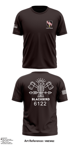 Short Sleeve Performance Shirt, 1-54th SFABBco 1/54th SFAB, Army, Teamtime, Team time, sublimation, custom sports apparel, team uniforms, spirit wear, spiritwear, sports uniforms, custom shirts, team store, custom team store, fundraiser sports, apparel fundraiser