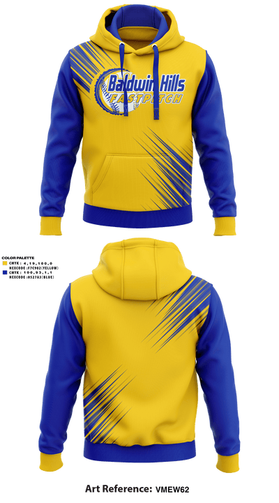 BALDWIN HILLS Softball 1733077 Hoodie - 1