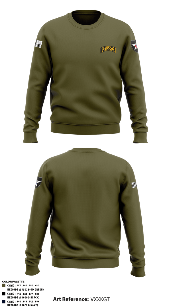 Crew Neck Sweatshirt, , Army, Teamtime, Team time, sublimation, custom sports apparel, team uniforms, spirit wear, spiritwear, sports uniforms, custom shirts, team store, custom team store, fundraiser sports, apparel fundraiser