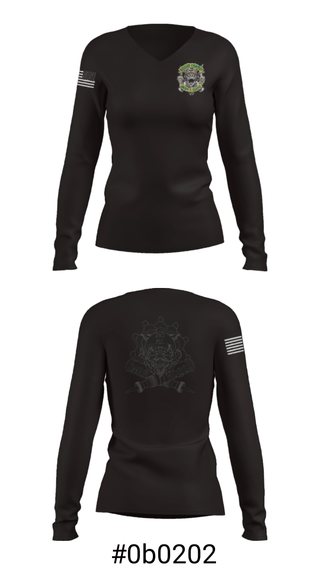 Women's Long Sleeve Vneck Shirt, , Army, Teamtime, Team time, sublimation, custom sports apparel, team uniforms, spirit wear, spiritwear, sports uniforms, custom shirts, team store, custom team store, fundraiser sports, apparel fundraiser