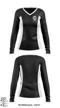 Armorel High School Cheer 7248394 Women's Long Sleeve V-neck Shirt - 1