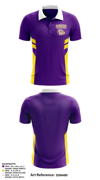 Short Sleeve Performance Polo, Baker Middle School Wrestling, Wrestling, Teamtime, Team time, sublimation, custom sports apparel, team uniforms, spirit wear, spiritwear, sports uniforms, custom shirts, team store, custom team store, fundraiser sports, apparel fundraiser