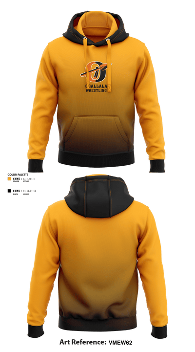 Ogallala High School Wrestling 28181125 Hoodie - 1