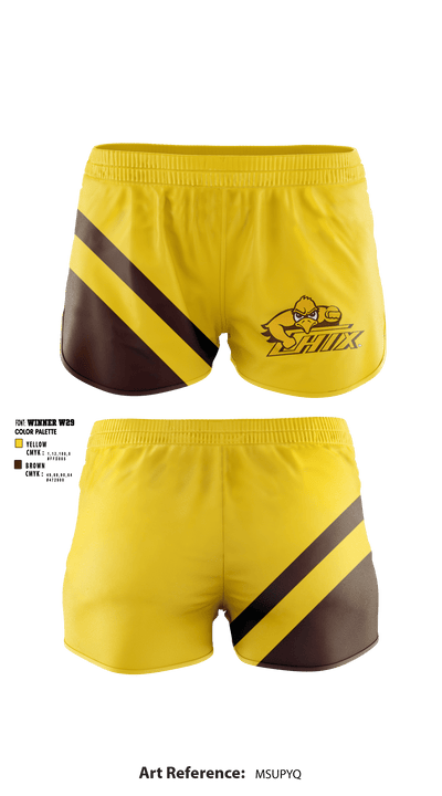 Zeeland East High School Cheer 15637489 Women's Shorts - 1