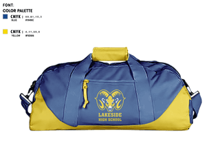 Duffle Bag, Lakeside High School Arkansas, School Spirit Store, Teamtime, Team time, sublimation, custom sports apparel, team uniforms, spirit wear, spiritwear, sports uniforms, custom shirts, team store, custom team store, fundraiser sports, apparel fundraiser