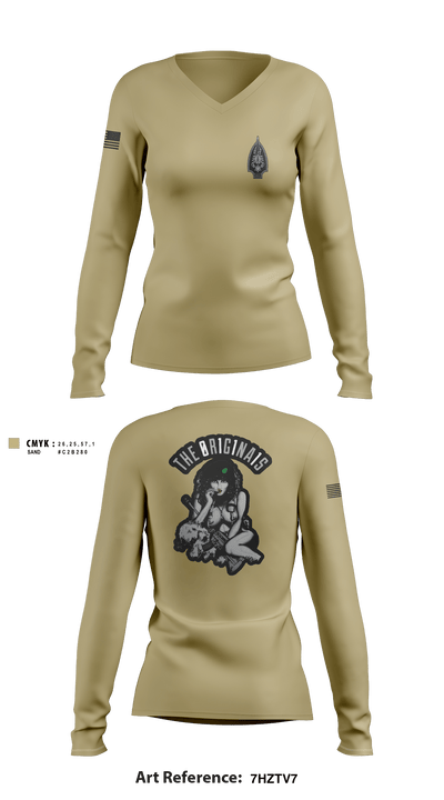 SFOD-A 11 96174000 Women's Long Sleeve V-neck Shirt - 4
