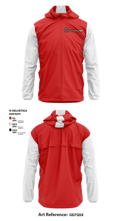 CITY DONUTS 48128680 Windbreaker - 1