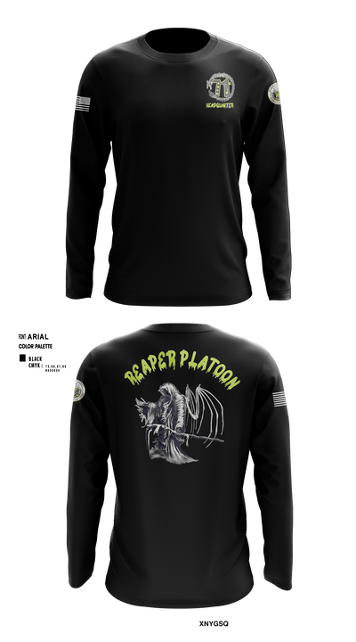 71st chemical company 62626351 Long Sleeve Performance Shirt - 1