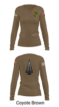 A Co, 1st BN, 4SFAB 88998967 Women's Long Sleeve V-neck Shirt - 38