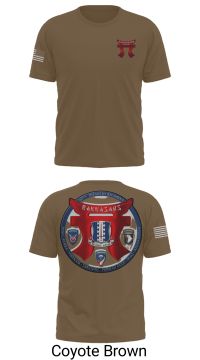 3-187 Rakkasans 16678099 Short Sleeve Performance Shirt - 32