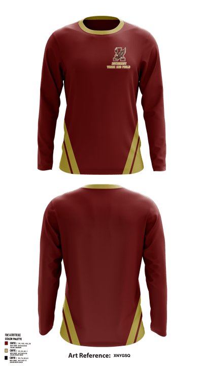 Astronaut High School Track 72735529 Long Sleeve Performance Shirt - 37