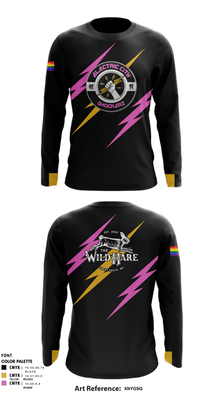 Long Sleeve Performance Shirt, Electric city shockerz, Rugby, Teamtime, Team time, sublimation, custom sports apparel, team uniforms, spirit wear, spiritwear, sports uniforms, custom shirts, team store, custom team store, fundraiser sports, apparel fundraiser