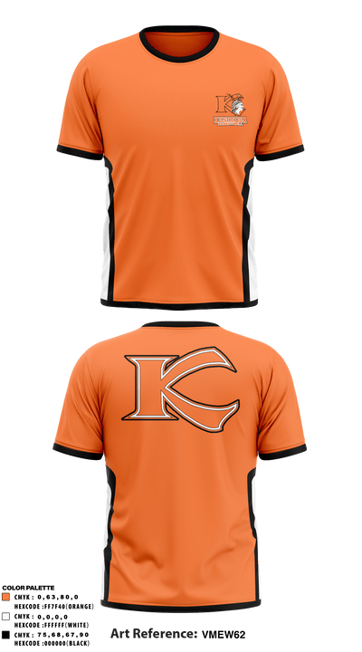 Keshequa High School Basketball 25299402 Short Sleeve Performance Shirt - 1