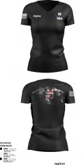 DoD Police 8702590 Women's Short Sleeve V-neck Shirt - 1