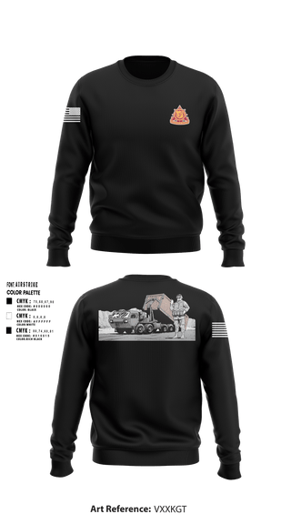 Crew Neck Sweatshirt, 939th Transportation Company, Army, Teamtime, Team time, sublimation, custom sports apparel, team uniforms, spirit wear, spiritwear, sports uniforms, custom shirts, team store, custom team store, fundraiser sports, apparel fundraiser