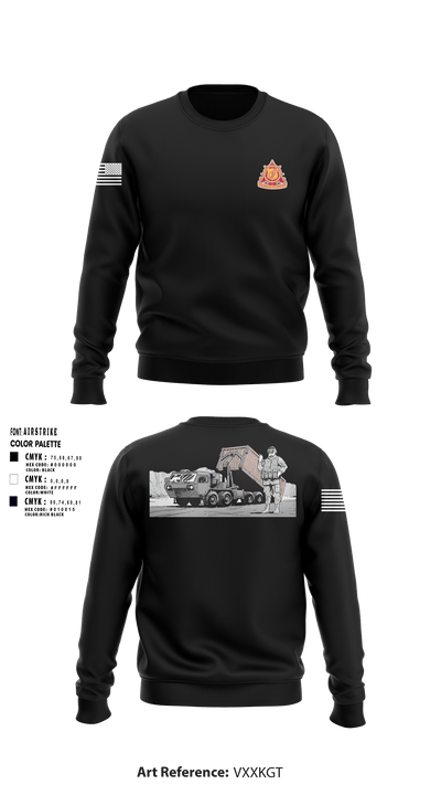 939th Transportation Company 18357037 Crew Neck Sweatshirt - 1