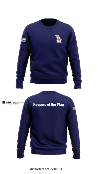 B-2 Patriots 17265313 Crew Neck Sweatshirt - 3