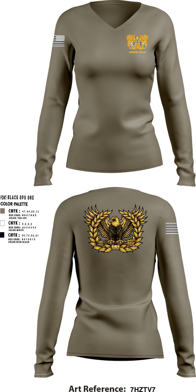 U11 40106032 Women's Long Sleeve V-neck Shirt - 2