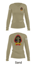2nd battalion 2nd marines 57428370 Women's Long Sleeve V-neck Shirt - 42