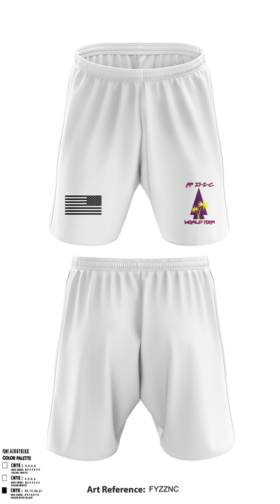 HHC, 2ND BN, 3RD SFAB 35059132 Athletic Shorts With Pockets - 52