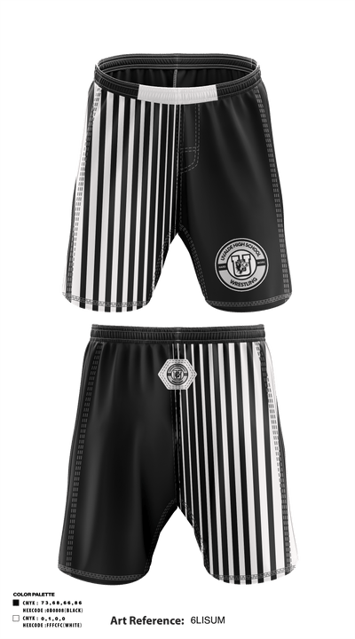Uvalde High School Wrestling Team 20457756 Fight Shorts - 3 (1)