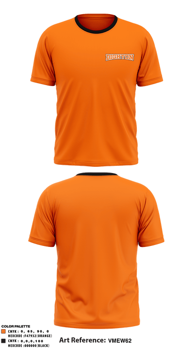 Dighton High School 76298618 Short Sleeve Performance Shirt - 3