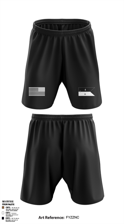 4-4 Attack Battalion 63788655 Athletic Shorts With Pockets - 3