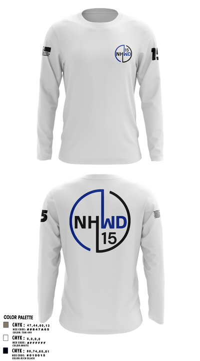 North Hollywood Division 94553177 Long Sleeve Performance Shirt - 2