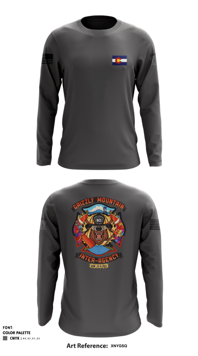 TERRACOTTA WILDLAND CREW 59814356 Long Sleeve Performance Shirt - 3