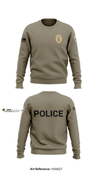 Crew Neck Sweatshirt, TAYLORSVILLE POLICE, Police, Teamtime, Team time, sublimation, custom sports apparel, team uniforms, spirit wear, spiritwear, sports uniforms, custom shirts, team store, custom team store, fundraiser sports, apparel fundraiser