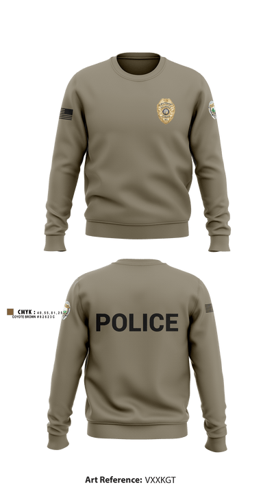 TAYLORSVILLE POLICE DEPARTMENT LT 27466887 Crew Neck Sweatshirt - 7