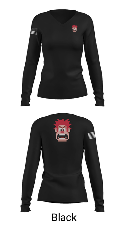 MCSO K9 58820487 Women's Long Sleeve V-neck Shirt - 39
