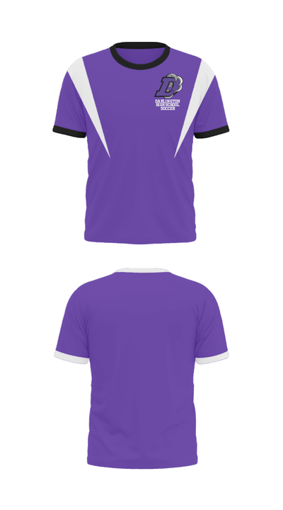 Darlington High School Soccer 52623942 Short Sleeve Performance Shirt - 21