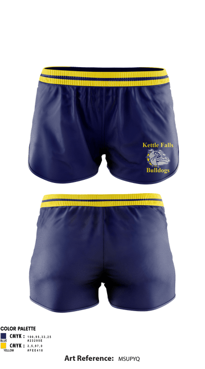 Kettle Falls High School Cheer 36977545 Women's Shorts - 2