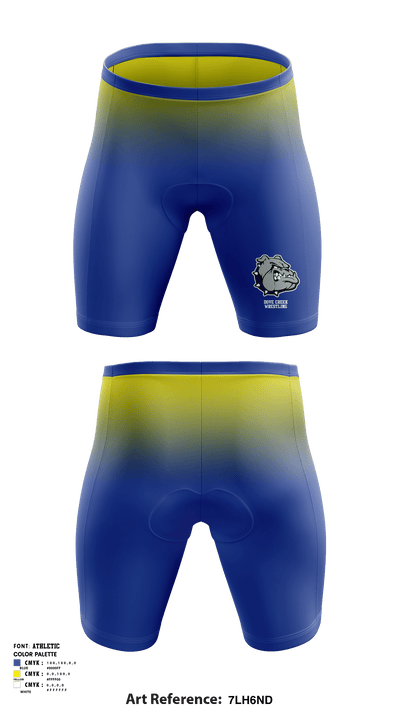 Dove Creek High School Wrestling 23009999 Men's Compression Shorts - 1