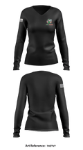 Junk Heroes 27502871 Women's Long Sleeve V-neck Shirt - 33