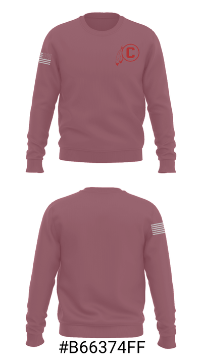 Carlisle Senior High School Volleyball 73630774 Crew Neck Sweatshirt - 11