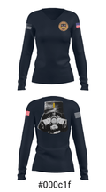 MSARNG OCS Class 66 93679555 Women's Long Sleeve V-neck Shirt - 37