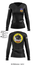 undefined Women's Long Sleeve V-neck Shirt - 3