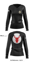 Det. 2 HHB 1-194 FA 2892054 Women's Long Sleeve V-neck Shirt - 1