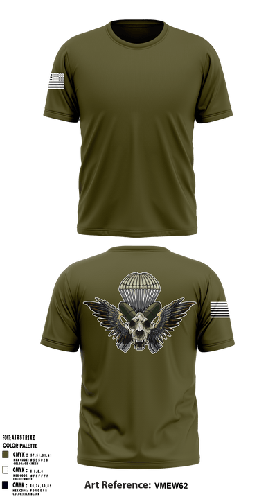HHC Mortars, 2-505 PIR 68912099 Short Sleeve Performance Shirt - 42