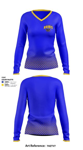 Women's Long Sleeve Vneck Shirt, Parowan High School Track, Track & Field, Teamtime, Team time, sublimation, custom sports apparel, team uniforms, spirit wear, spiritwear, sports uniforms, custom shirts, team store, custom team store, fundraiser sports, apparel fundraiser